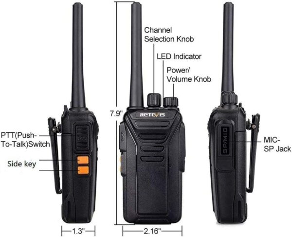 Retevis RT27 Walkie Talkies for Adults - Image 5