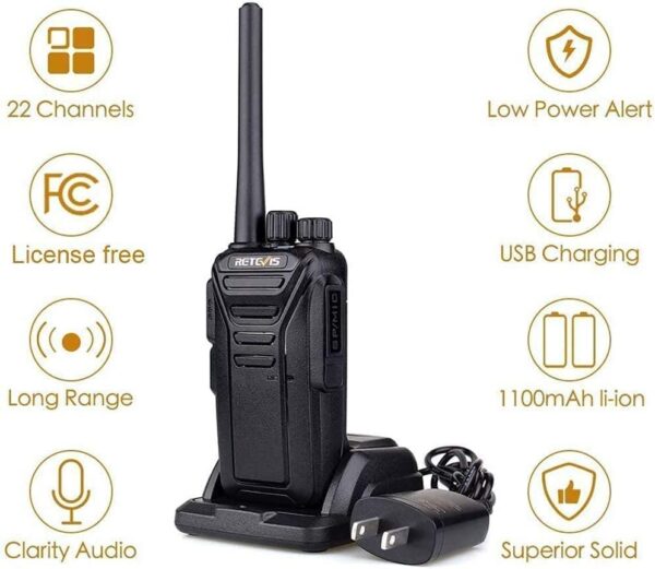 Retevis RT27 Walkie Talkies for Adults - Image 3