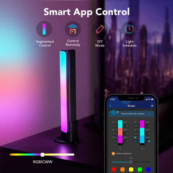 Govee Flow Plus Bars RGBICWW WiFi + Bluetooth - h6056 - Image 3