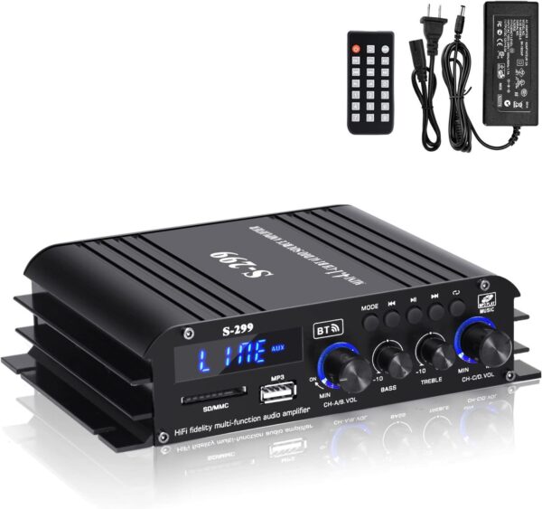 800W Bluetooth Amplifier S299 Max | Home Audio Amplifier - Image 2