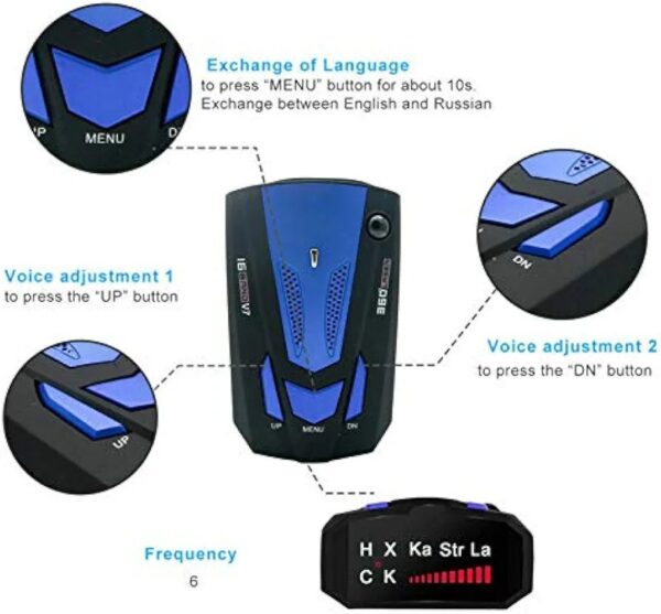 Radar Detector for Cars - Laser Speed Detection - Image 4