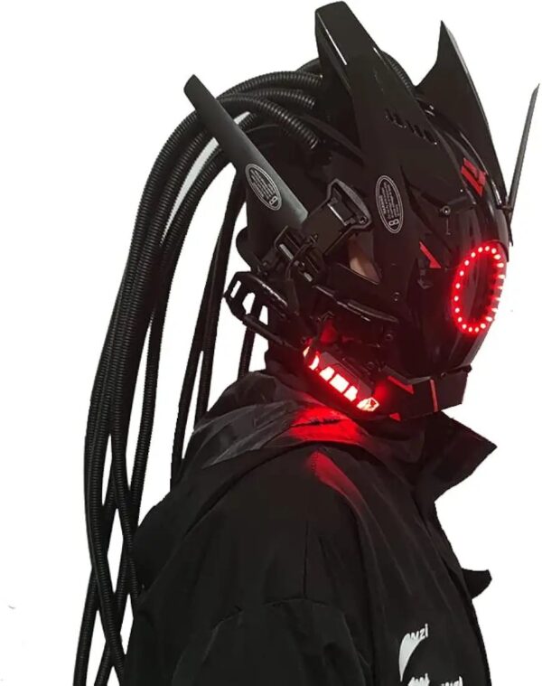 Punk Mask Cosplay for Men Gothic Cyber Helmet - Image 8