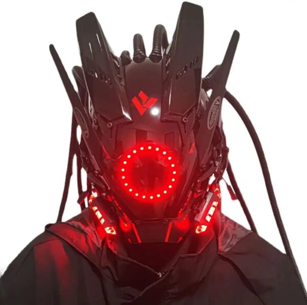 Punk Mask Cosplay for Men Gothic Cyber Helmet - Image 6