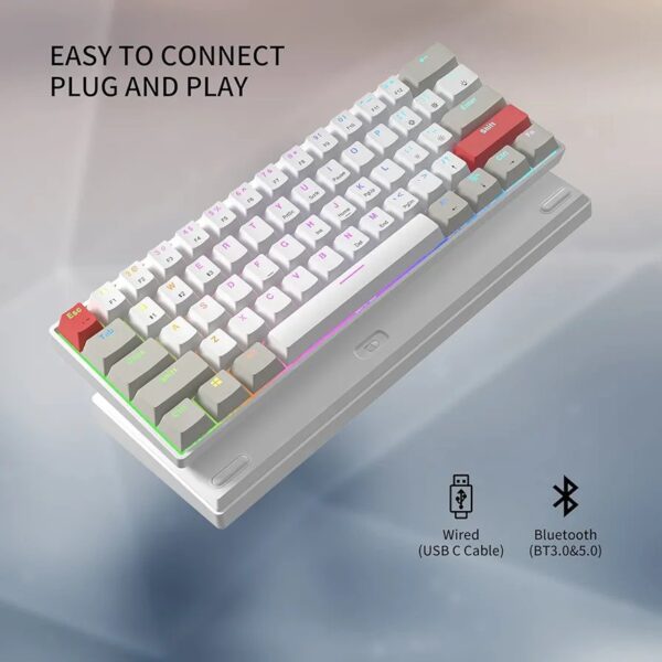 Wireless Mechanical Keyboard 60% Newmen GM610 - Image 4