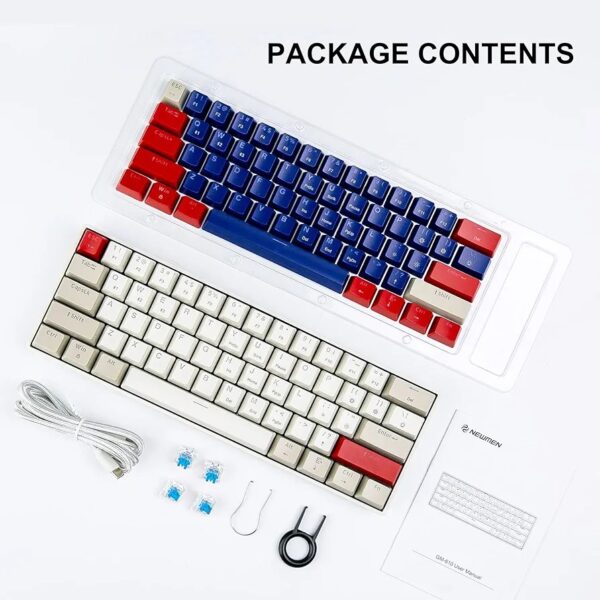 Wireless Mechanical Keyboard 60% Newmen GM610 - Image 3