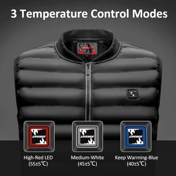 Lifebee Electric Heated Vest – USB Fleece Jacket - Image 9