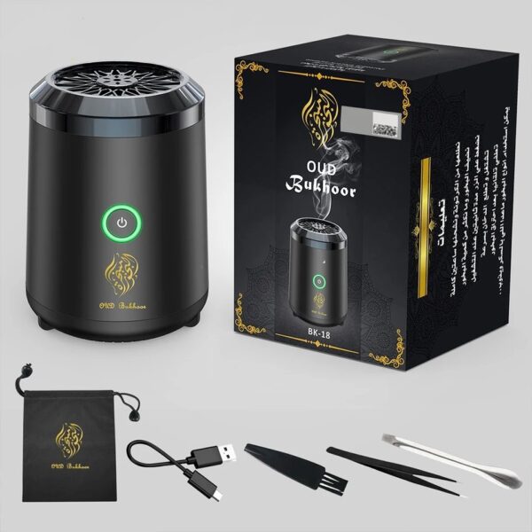 Aroma Diffuser, Arab bakhoor Muslim Incense Holder for Car and Home