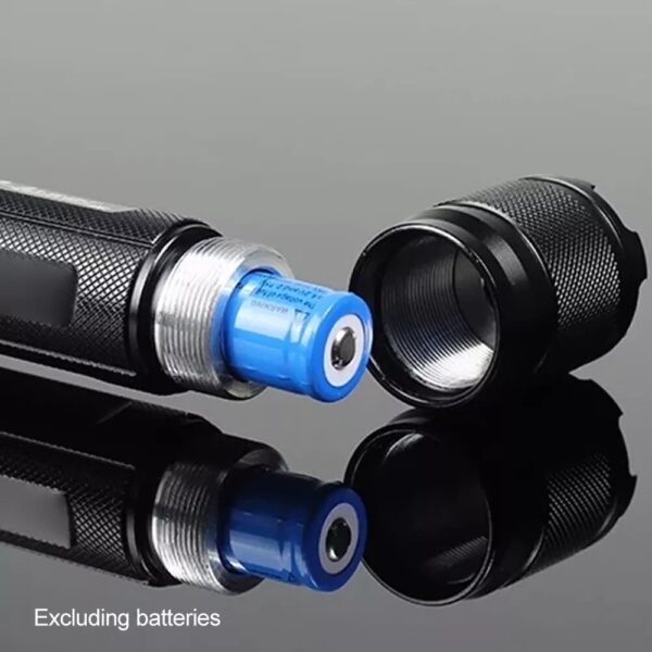 Blue Beam Pointer, Long Range High Power Burning Adjustable Focus with Star Cap Handheld Light, for Hiking Indoor Outdoor Camping Travel - Image 3