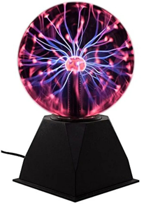 Plasma Ball Light 6" inch Interactive Touch Responsive Lamp Tesla Coil Lightning Effect Science Educational Fun Gift (6 Inch) - Image 5