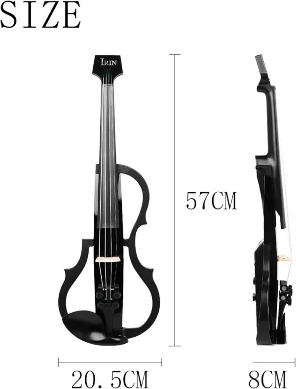 IRIN 4/4 Professional Electric Violin with Headphones - Image 7