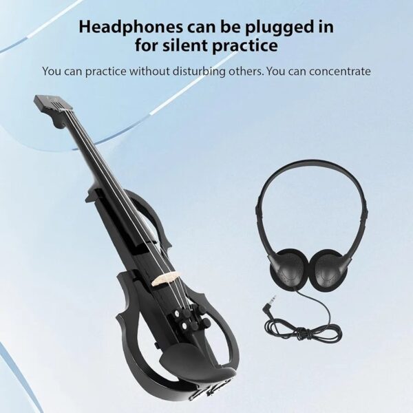 IRIN 4/4 Professional Electric Violin with Headphones - Image 6