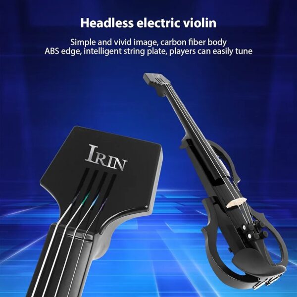 IRIN 4/4 Professional Electric Violin with Headphones - Image 8