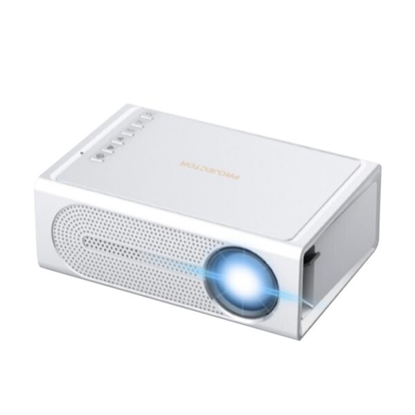 M200 Mini Portable LED Short Throw Projector - High Definition 1080P Home Theater Projector for USB, PC, DVD, Set-Top Box, and Hard Drive Compatibility (White)