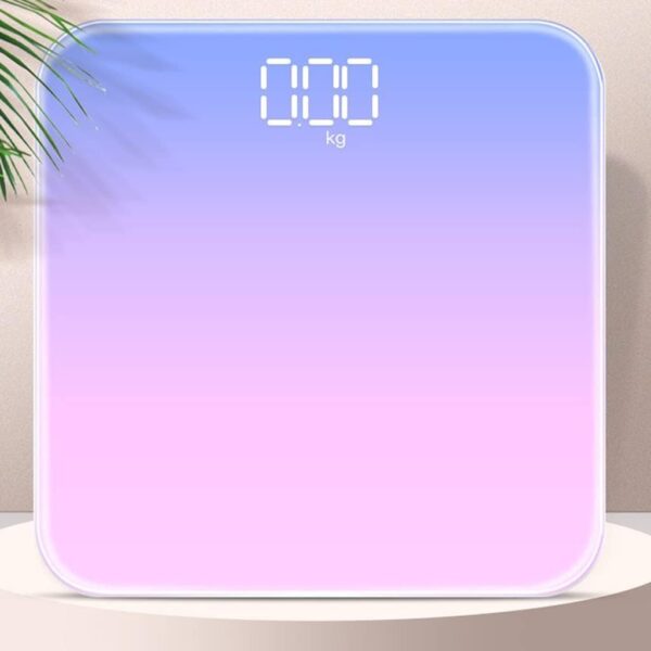 Recchargeable Body Fat Scale Digital Bathroom USB Weight Scale Tempered Glass Weighing Scale Capacity 180kg