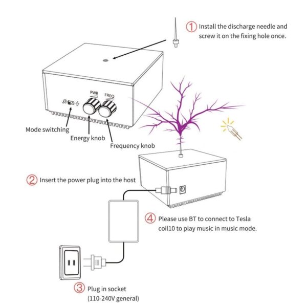 Musical Tesla Coil Kit Bluetooth - Image 6