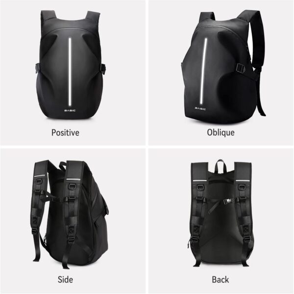 Basic Brand Motorcycle Backpack for Men,Waterproof Helmet Backpack,Motorcycle Accessories,Saddle Bag - Image 6