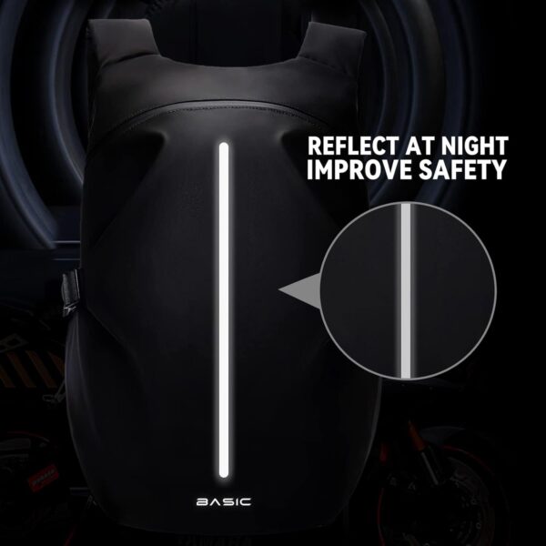 Basic Brand Motorcycle Backpack for Men,Waterproof Helmet Backpack,Motorcycle Accessories,Saddle Bag - Image 9