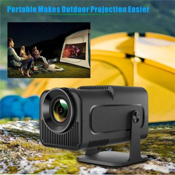 DITONG HY320 Mini Projector Android 11 390ANSI 4K Native 1080P Dual WiFi 6 BT5.0 Cinema Outdoor Home Cinema 180° Rotatable - Image 6