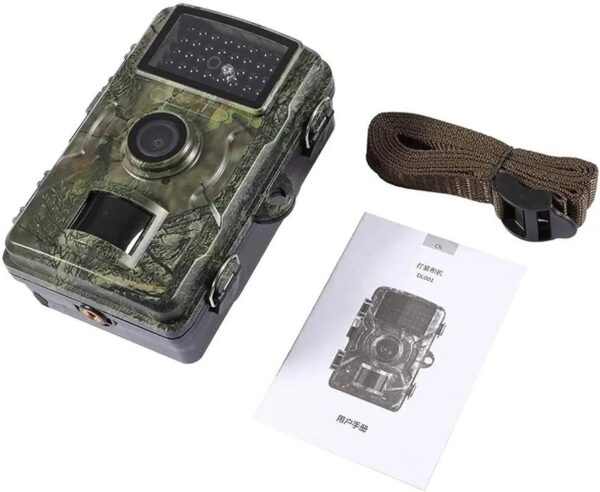 DL001 Hunting Camera Wildlife Trail Photo 12MP 1080P Infrared Night Vision Traps Scout for Outdoor Sightseeing Accessories Field Camera