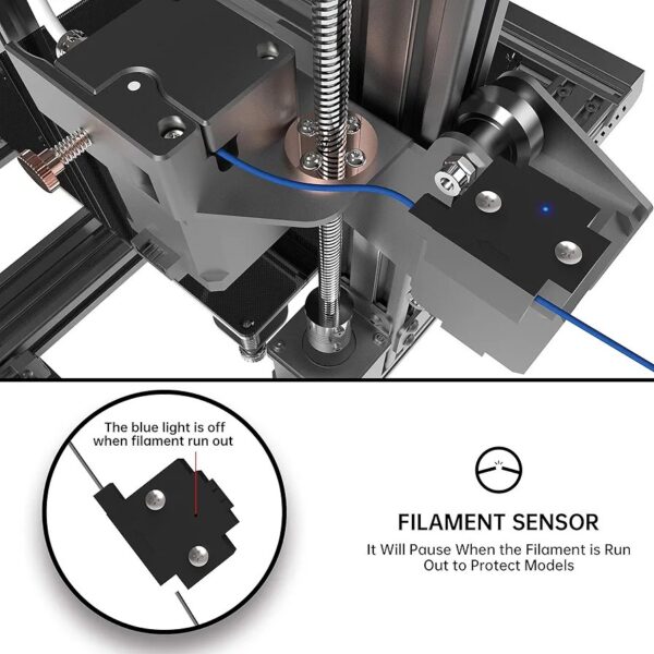 XVICO 3D Printer with Heated Bed for Home Use 2.8" Touch Screen Filament Sensor Open Source Marlin2.0 Semi-Assemble DIY 3D Printer Kit 220x220x250mm XVICO X3S - Image 3