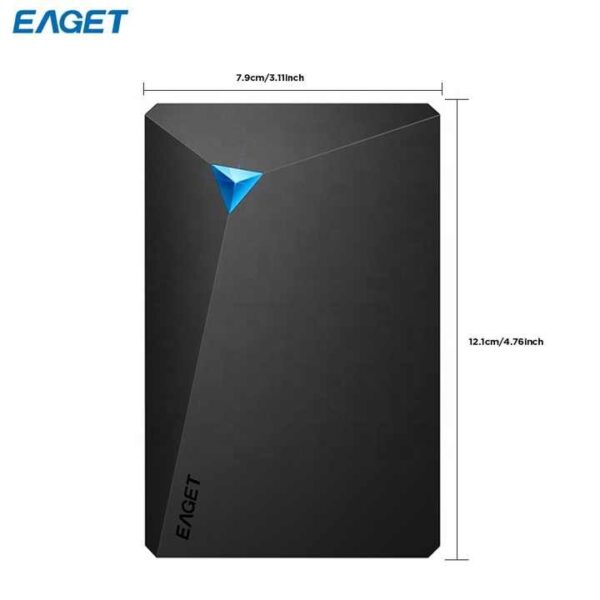 Eaget Portable Drive 256GB HDD 2.5 inch 5Gbps External Hard Disk Memory Compatible for PC Desktop Book - Image 4