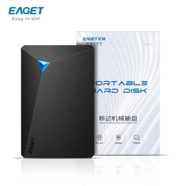 Eaget Portable Drive 256GB HDD 2.5 inch 5Gbps External Hard Disk Memory Compatible for PC Desktop Book