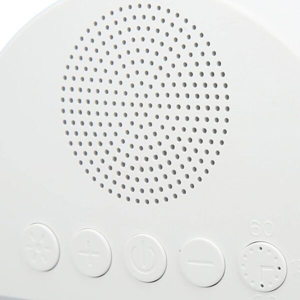 White Noise Sound Machine 20 Sounds Round Sound Maker with Night Light for Kids Adults Sleep - Image 7