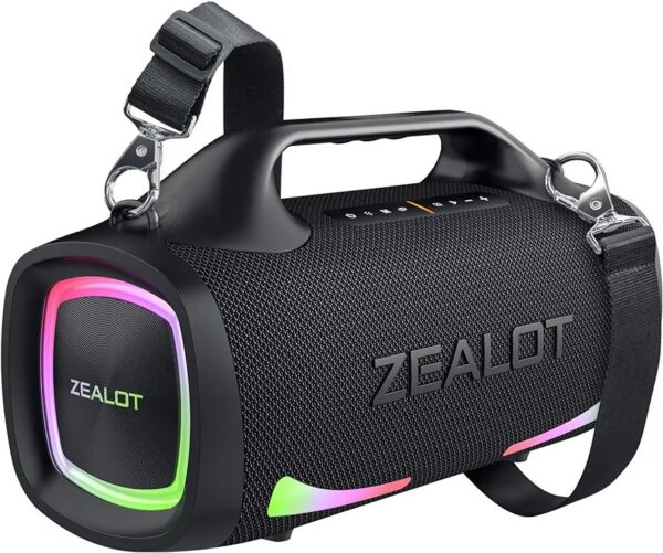 ZEALOT Bluetooth Speaker,100W Booming Sound Speakers Wireless, Dual Pairing, XBass, Bluetooth 5.3, 24000mAh Power Bank, Portable Outdoor Waterproof Speaker for Camping, Beach, and Party - Image 2