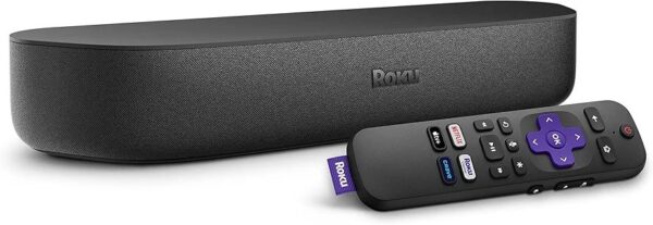 Roku Streambar | 4K HDR Streaming Device & Premium Roku Soundbar All In One, Roku Voice Remote, Free & Live TV, Black - Image 3