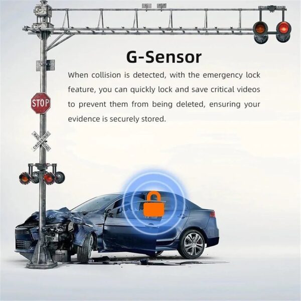 Car DVR Dash Cam 4K UHD 2160P Dashboard Camera Night Vision WDR Built-in GPS Wi-Fi G-Sensor Driving Recorder - Image 3